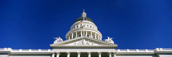 Sacramento: Low angle view of a government buildingCalifornia State Capitol Building, Sacramento, California, USA by Panoramic Images