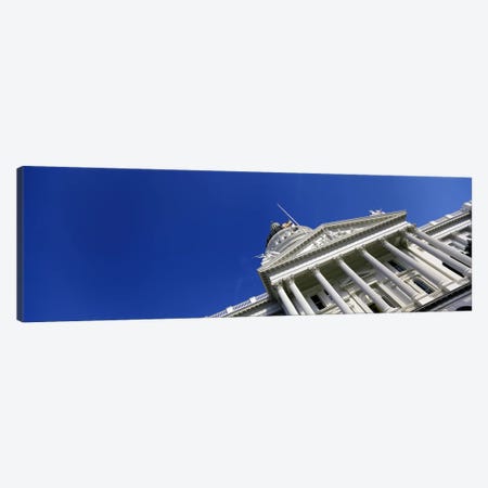 Low angle view of a government buildingCalifornia State Capitol Building, Sacramento, California, USA Canvas Print #PIM7122} by Panoramic Images Canvas Wall Art