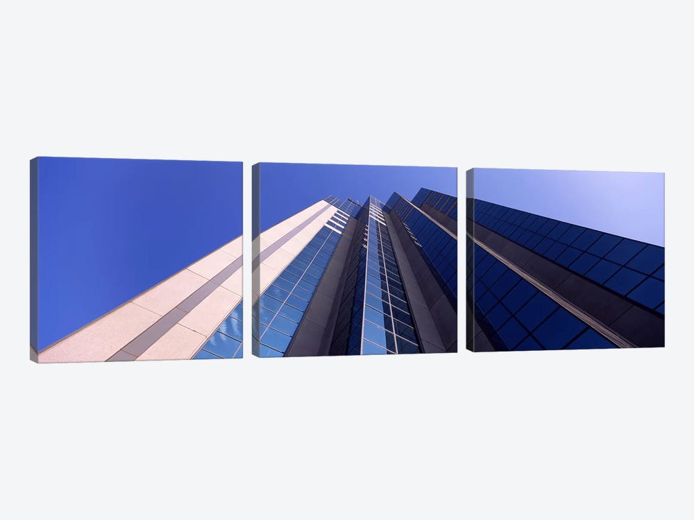 Low angle view of an office buildingSacramento, California, USA by Panoramic Images 3-piece Art Print