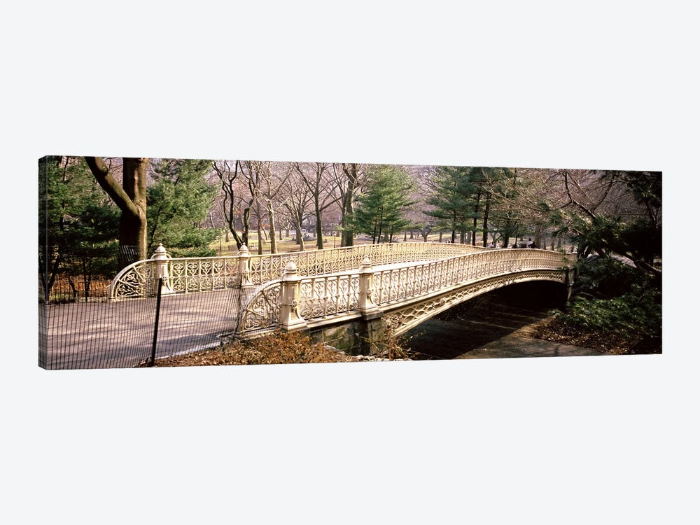 Arch bridge in a parkCentral Park, Manhattan, New York City, New York State, USA by Panoramic Images 1-piece Art Print