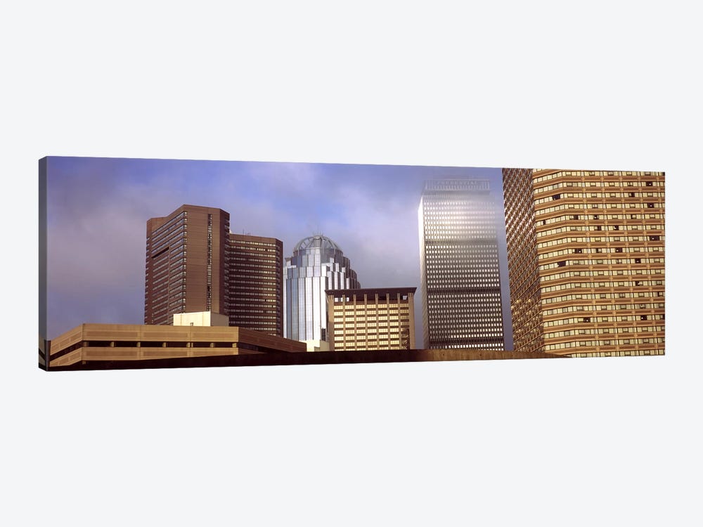 Skyscrapers in a cityBoston, Suffolk County, Massachusetts, USA by Panoramic Images 1-piece Canvas Wall Art