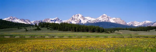 Panoramic Images: Sawtooth Range, Sawtooth Wilderness, Sawtooth National Recreation Area, Idaho, USA by Panoramic Images