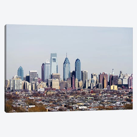 Buildings in a city, Comcast Center, Center City, Philadelphia, Philadelphia County, Pennsylvania, USA #2 Canvas Print #PIM7137} by Panoramic Images Canvas Artwork
