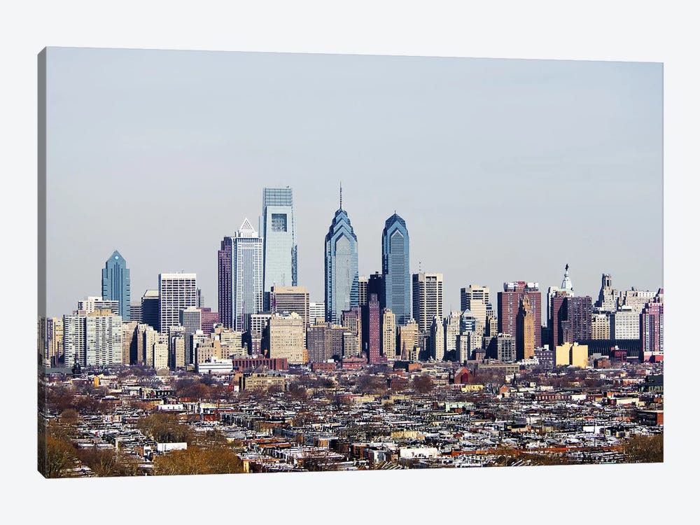 Buildings in a city, Comcast Center, Center City, Philadelphia, Philadelphia County, Pennsylvania, USA #2 by Panoramic Images 1-piece Art Print
