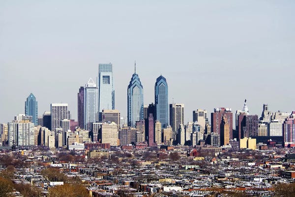 Philadelphia: Buildings in a city, Comcast Center, Center City, Philadelphia, Philadelphia County, Pennsylvania, USA #2 by Panoramic Images
