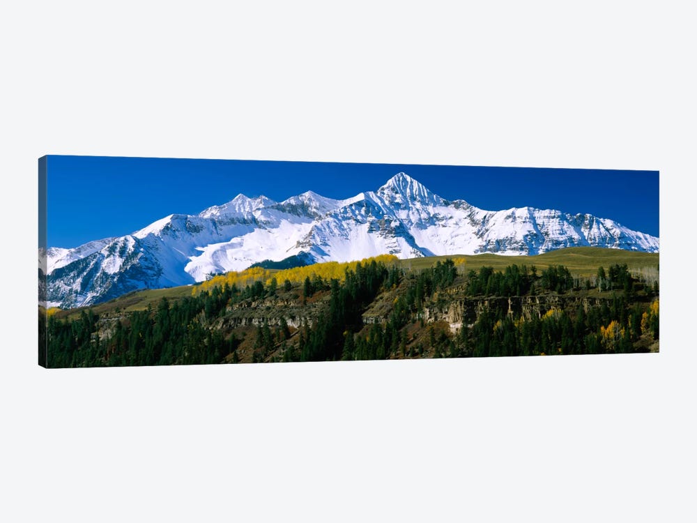 Snow-Covered Wilson Peak, Lizard Head Wilderness, Uncompahgre National Forest, San Miguel County, Colorado, USA by Panoramic Images 1-piece Canvas Print