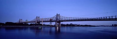 Bridge across a river, Queensboro Bridge, East River, Manhattan, New York City, New York State, USA #2 by Panoramic Images multi panel art
