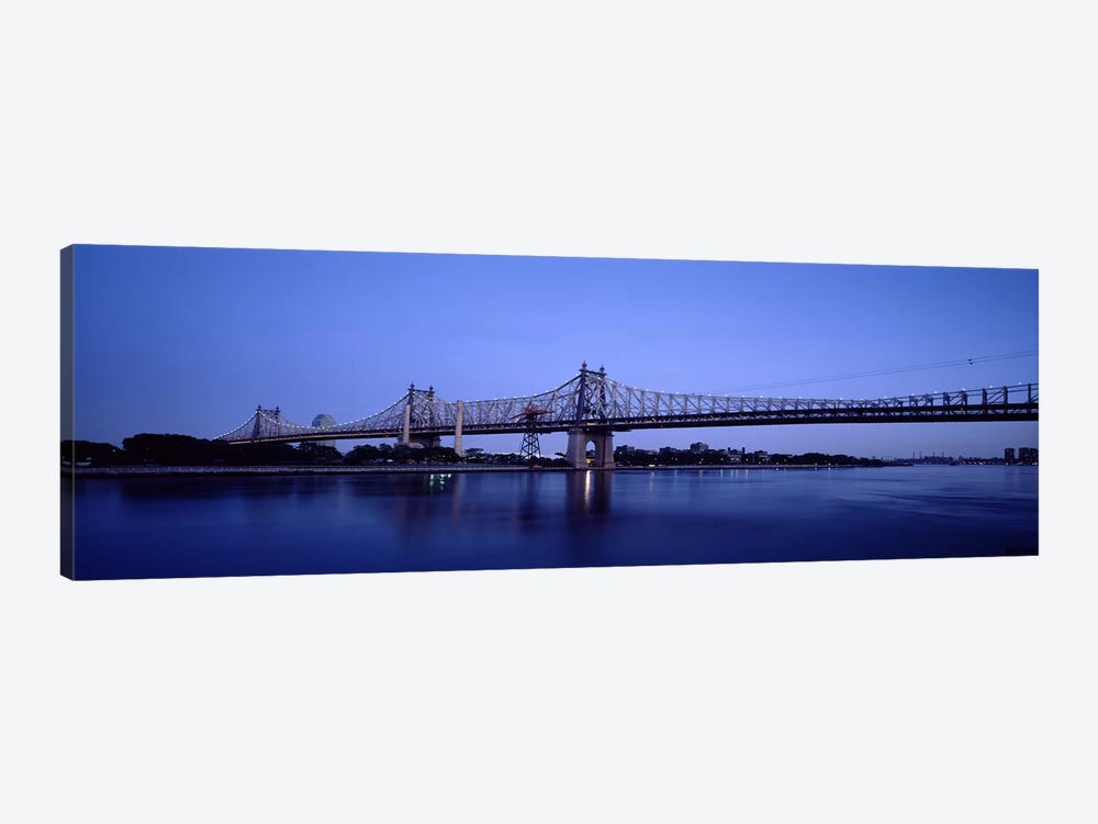 Bridge across a river, Queensboro Bridge, East River, Manhattan, New York City, New York State, USA #2 by Panoramic Images 1-piece Art Print