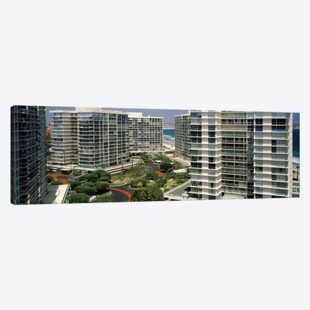 Condos in a city, San Diego, California, USA Canvas Print #PIM7160} by Panoramic Images Canvas Art