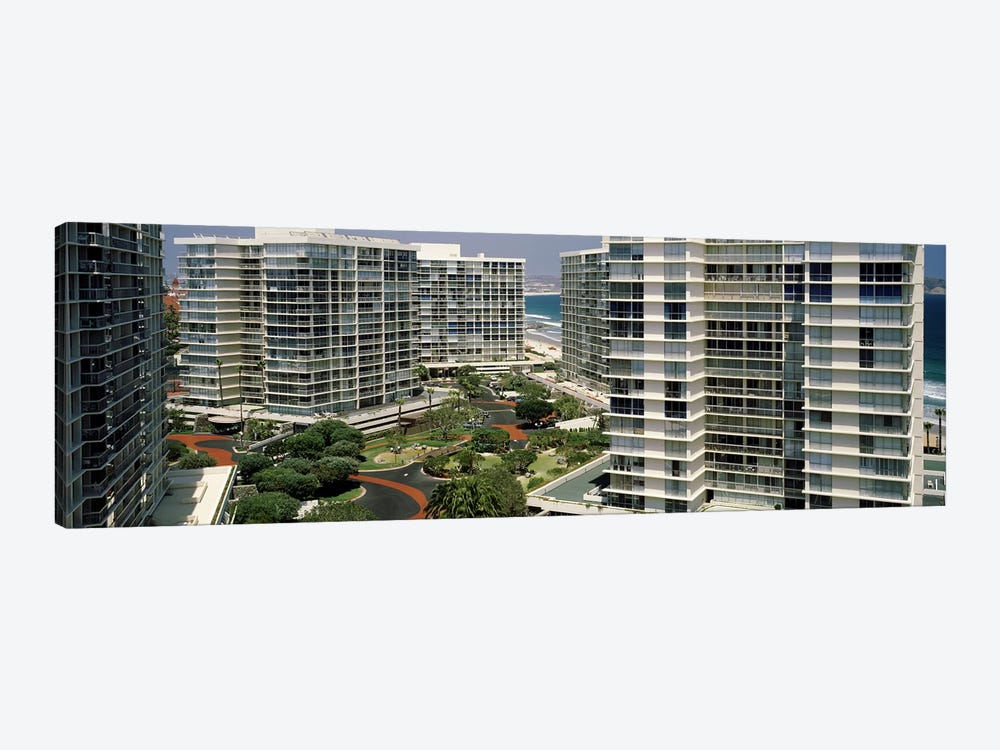 Condos in a city, San Diego, California, USA by Panoramic Images 1-piece Canvas Print