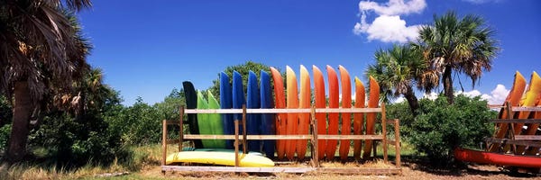 Gulf Of Mexico: Kayaks, Gulf Of Mexico, Florida, USA by Panoramic Images