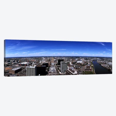 Aerial view of a cityscape, Newark, Essex County, New Jersey, USA Canvas Print #PIM7189} by Panoramic Images Canvas Artwork