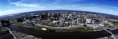 Aerial view of a cityscape, Newark, Essex County, New Jersey, USA #2 by Panoramic Images canvas print