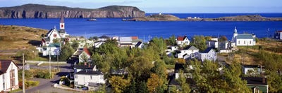 Buildings at the coast, Trinity Bay, Trinity, Newfoundland Island, Newfoundland and Labrador Province, Canada #2 by Panoramic Images acrylic art print