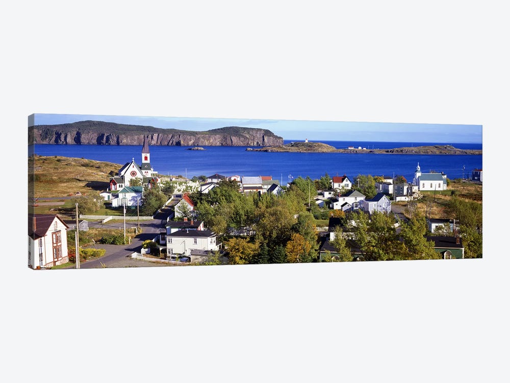 Buildings at the coast, Trinity Bay, Trinity, Newfoundland Island, Newfoundland and Labrador Province, Canada #2 by Panoramic Images 1-piece Canvas Art
