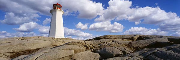 Nova Scotia: Low Angle View of A LighthousePeggy's Cove, Nova Scotia, Canada by Panoramic Images