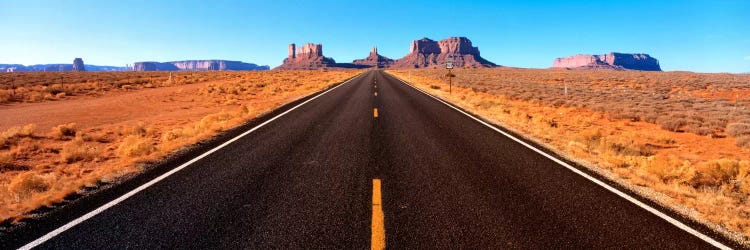 View Of Monument Valley From U.S. Route 163, Navajo Nation, Utah, USA