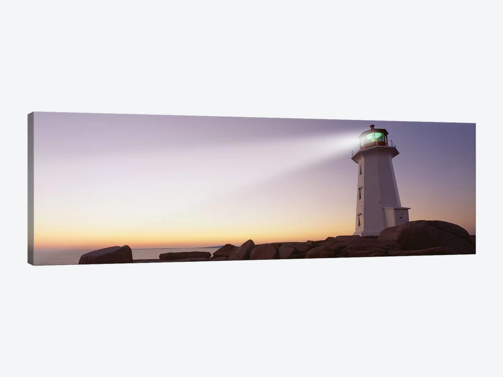 Peggy's Point Lighthouse, Peggy's Cove, Halifax, Nova Scotia, Canada by Panoramic Images 1-piece Canvas Art Print