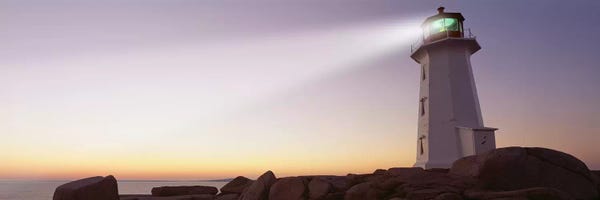 Nova Scotia: Peggy's Point Lighthouse, Peggy's Cove, Halifax, Nova Scotia, Canada by Panoramic Images