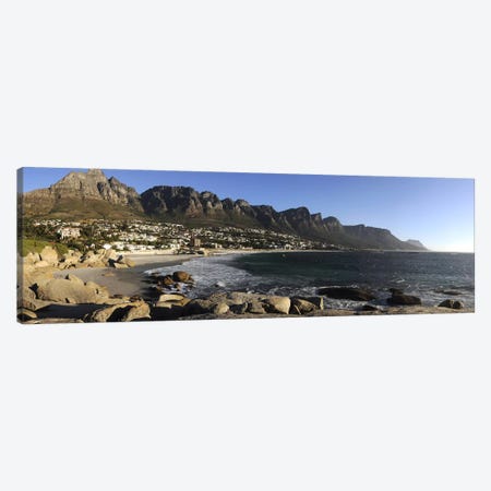 Camps Bay And The Twelve Apostles, Cape Town, Western Cape, South Africa Canvas Print #PIM7224} by Panoramic Images Canvas Wall Art