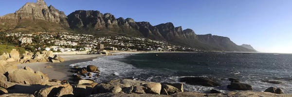 South Africa: Camps Bay And The Twelve Apostles, Cape Town, Western Cape, South Africa by Panoramic Images