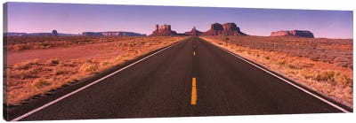 Road Monument Valley AZ USA Canvas Art Print - Valley Art