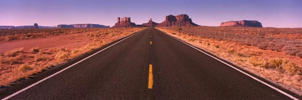 Monument Valley: Road Monument Valley AZ USA by Panoramic Images