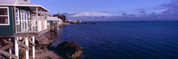 Bermuda: Cabanas on the beachBermuda by Panoramic Images