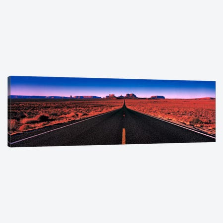 Road Monument Valley Tribal Park UT USA Canvas Print #PIM723} by Panoramic Images Canvas Art Print