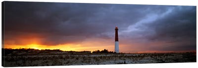 Barnegat Light (Old Barney), Barnegat Lighthouse State Park, Long Beach Island, Ocean County, New Jersey, USA Canvas Art Print - Lighthouse Art
