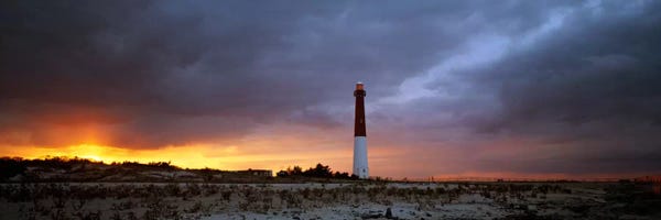 Lighthouses: Barnegat Light (Old Barney), Barnegat Lighthouse State Park, Long Beach Island, Ocean County, New Jersey, USA by Panoramic Images