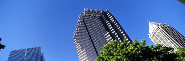 Georgia: Skyscrapers in a city, Atlanta, Fulton County, Georgia, USA by Panoramic Images