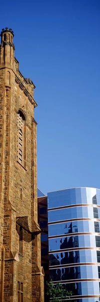 Georgia: Skyscrapers in a city, Presbyterian Church, Midtown plaza, Atlanta, Fulton County, Georgia, USA by Panoramic Images