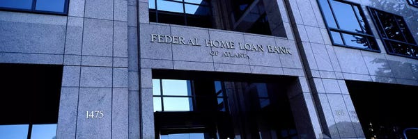 Georgia: Facade of a bank building, Federal Home Loan Bank, Atlanta, Fulton County, Georgia, USA by Panoramic Images