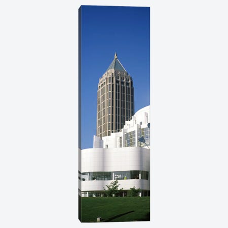 Art museum in front of a skyscraper, High Museum Of Art, Atlanta, Fulton County, Georgia, USA Canvas Print #PIM7272} by Panoramic Images Canvas Art