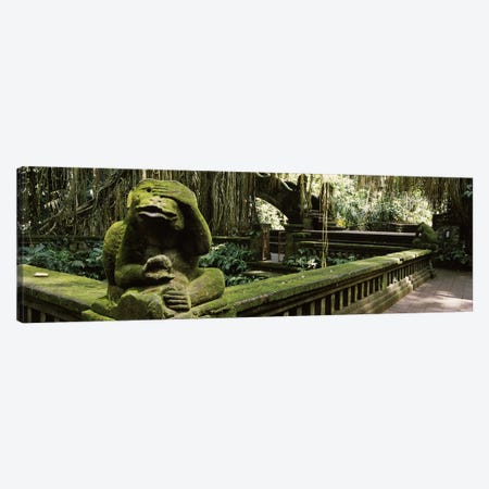 Statue of a monkey in a temple, Bathing Temple, Ubud Monkey Forest, Ubud, Bali, Indonesia Canvas Print #PIM7282} by Panoramic Images Art Print