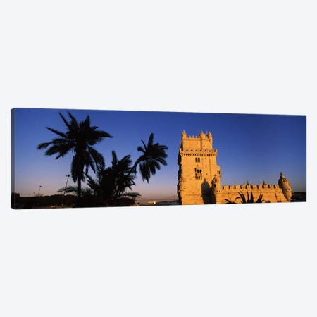 Low angle view of a tower, Torre De Belem, Belem, Lisbon, Portugal Canvas Print #PIM7296} by Panoramic Images Canvas Print