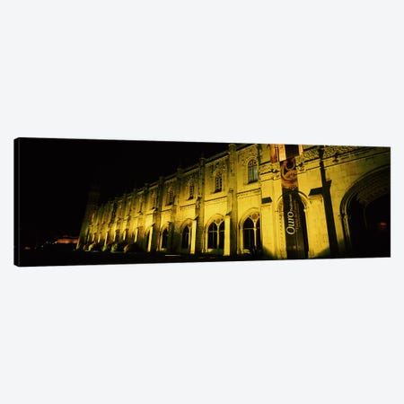Low angle view of a monastery, Mosteiro Dos Jeronimos, Belem, Lisbon, Portugal Canvas Print #PIM7297} by Panoramic Images Art Print