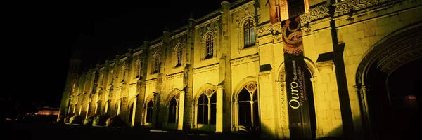 Portugal: Low angle view of a monastery, Mosteiro Dos Jeronimos, Belem, Lisbon, Portugal by Panoramic Images