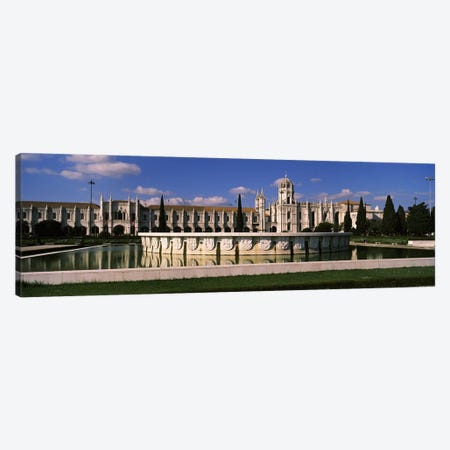 Facade of a monastery, Mosteiro Dos Jeronimos, Belem, Lisbon, Portugal Canvas Print #PIM7298} by Panoramic Images Canvas Art