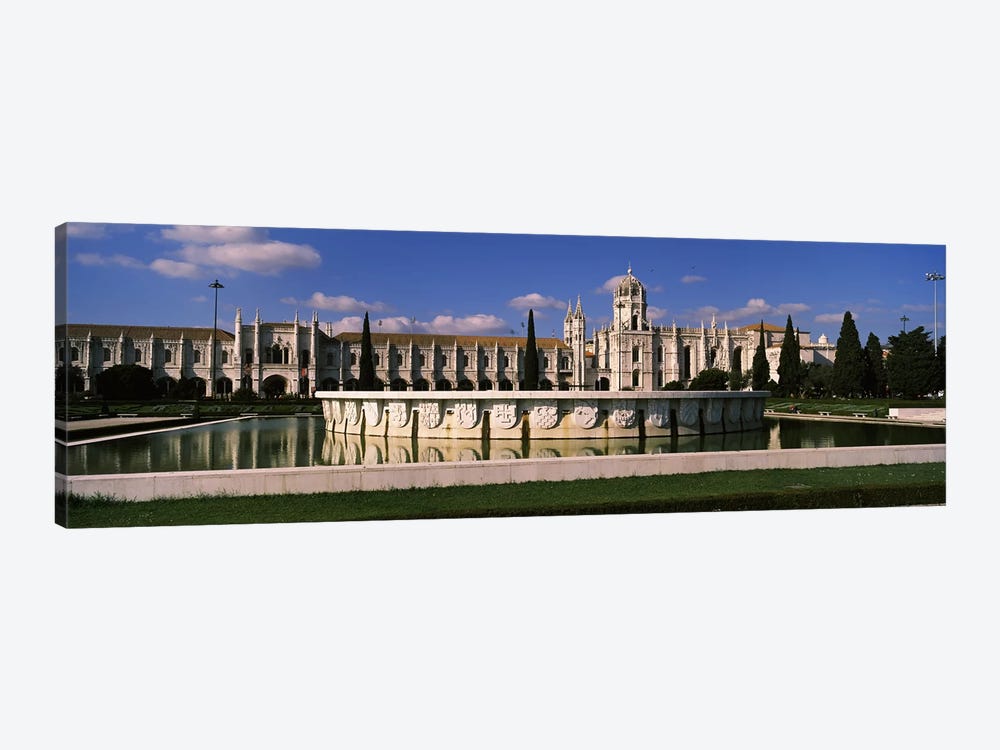 Facade of a monastery, Mosteiro Dos Jeronimos, Belem, Lisbon, Portugal by Panoramic Images 1-piece Canvas Wall Art