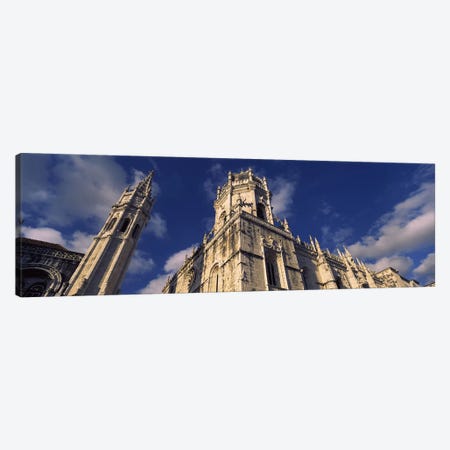Low angle view of a monastery, Mosteiro Dos Jeronimos, Belem, Lisbon, Portugal #2 Canvas Print #PIM7300} by Panoramic Images Canvas Wall Art