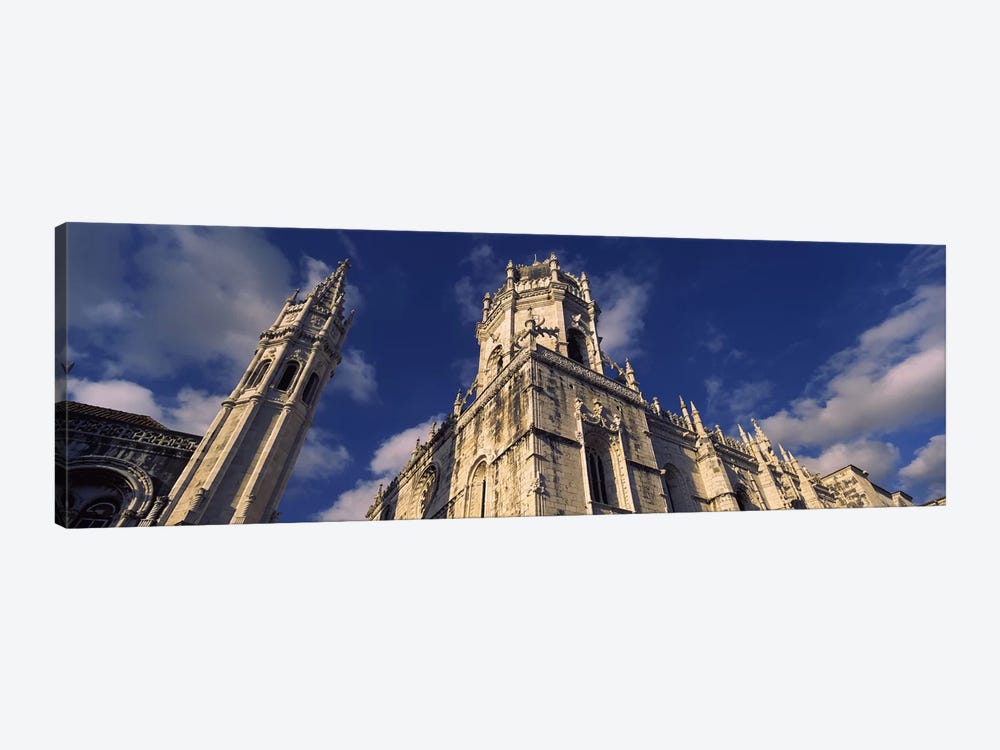 Low angle view of a monastery, Mosteiro Dos Jeronimos, Belem, Lisbon, Portugal #2 by Panoramic Images 1-piece Canvas Wall Art