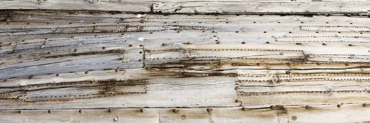 Close-Up Of An Old Whaling Boat Hull, Spitsbergen, Svalbard, Norway