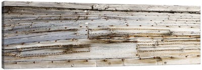 Close-Up Of An Old Whaling Boat Hull, Spitsbergen, Svalbard, Norway Canvas Art Print