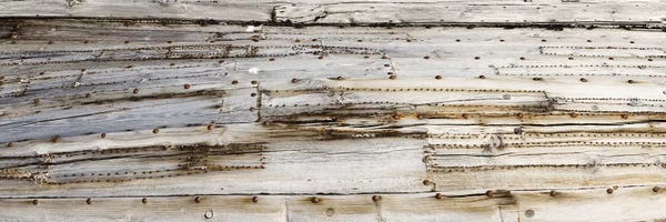 Norway: Close-Up Of An Old Whaling Boat Hull, Spitsbergen, Svalbard, Norway by Panoramic Images