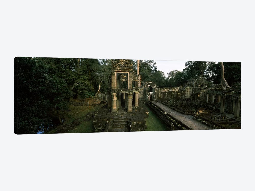Ruins of a temple, Preah Khan, Angkor, Cambodia #2 by Panoramic Images 1-piece Canvas Art Print