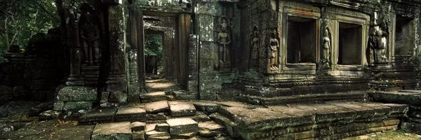 Ancient Ruins: Ruins of a temple, Banteay Kdei, Angkor, Cambodia by Panoramic Images