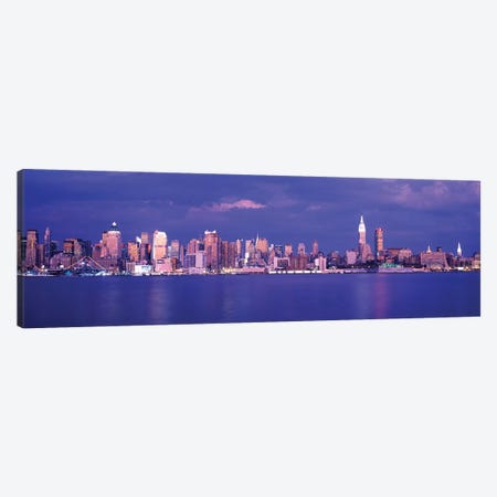Hudson River, NYC, New York City, New York State, USA Canvas Print #PIM735} by Panoramic Images Art Print