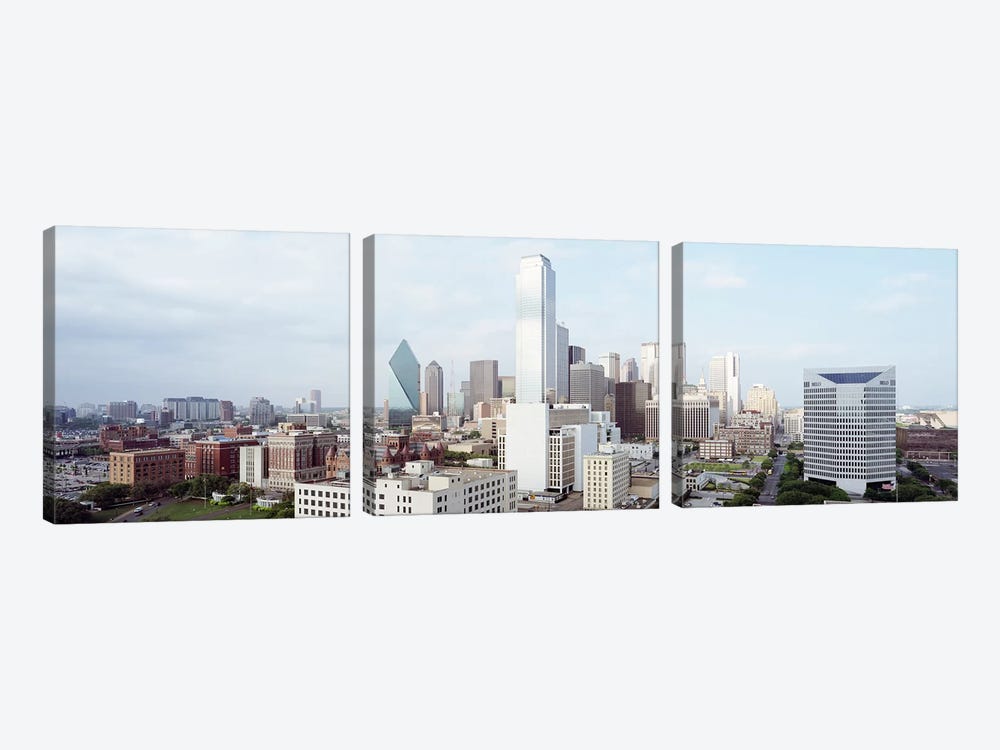 Buildings in a city, Dallas, Texas, USA #4 by Panoramic Images 3-piece Canvas Art